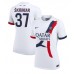 Maillot de foot Paris Saint-Germain Milan Skriniar #37 Extérieur vêtements Femmes 2024-25 Manches Courtes